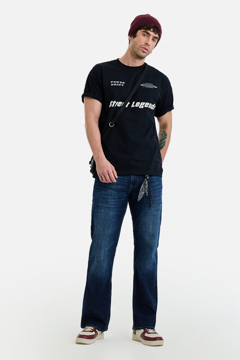 SNITCH Bootcut Stretch Washed Jeans - Image 2